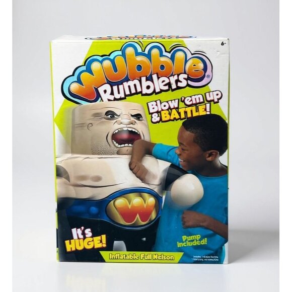 Wubble Rumblers Inflatable Full Nelson Wrestler Toy - Picture 1 of 5